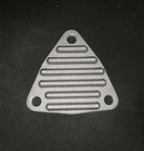 FUEL BLOCK OFF PLATE (RIBBED)